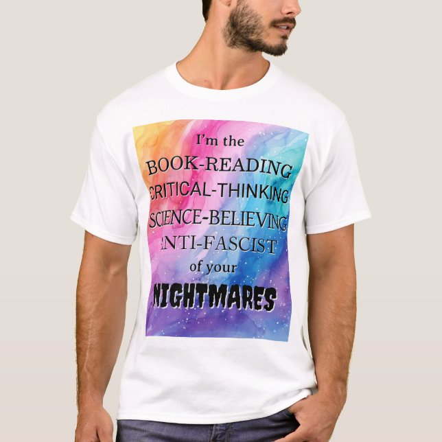 T-shirt Tee-shirt anti-fasciste (Devant)