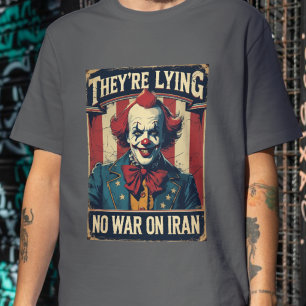 T-shirt Tee-shirt anti-guerre en Iran contre la propagande