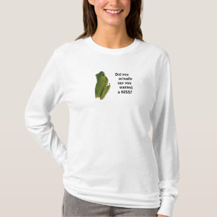 T-shirt Tee - shirt avec belle grenouille verte