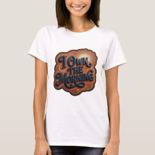 T-shirt Tee-shirt avec déclaration Matinée Bleue Witty Je