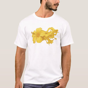 T-shirt Tee-shirt avec impression artistique FLEUR ABSTRAI