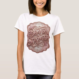 T-shirt Tee-shirt avec slogan Striking Gold BRAVER STRONGE