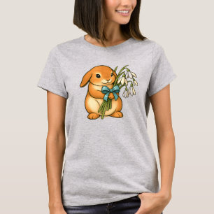 T-shirt Tee-shirt avec un lapin mignon.