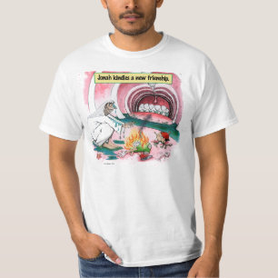T-shirt Tee - shirt biblique de baleine de Jonas Pinocchio