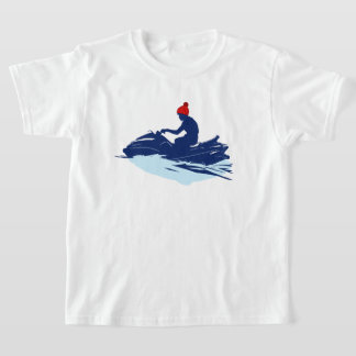 T-shirt Tee - shirt blanc pour enfants | Jet Ski Adventure