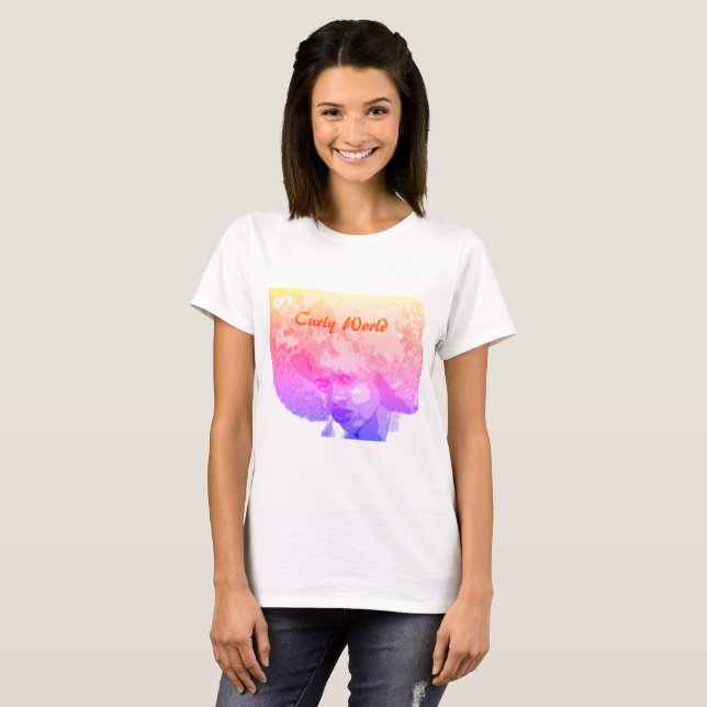 T-shirt Tee - shirt bouclé du monde (Devant entier)