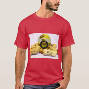 T-shirt Tee-shirt classique à motif de bouteille de vin