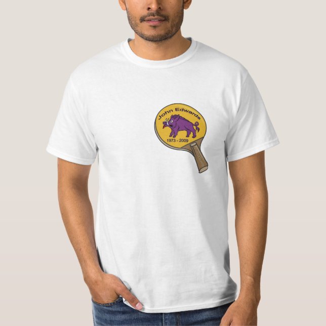 T-shirt Tee - shirt commémoratif d'Edwards de geai (Devant)