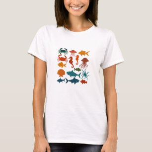 T-shirt Tee-shirt couleur Ocean Life