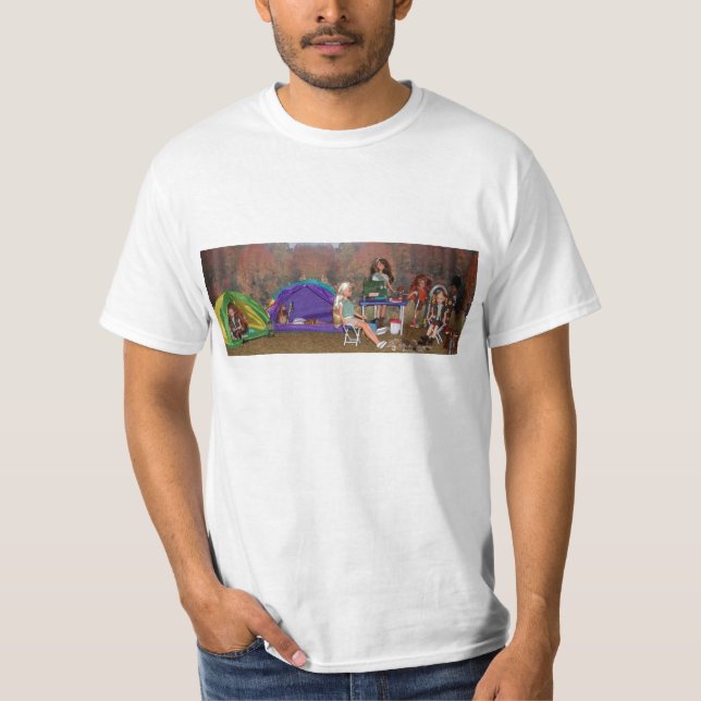 T-shirt Tee - shirt d'ADULTE de CAMP-TRAMP (Devant)