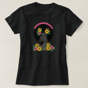 T-shirt Tee-shirt d'affirmation florale 'Aimez-vous' Emp