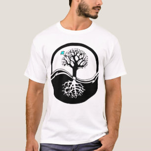 T-shirt Tee - shirt d'arbre de Yin Yang