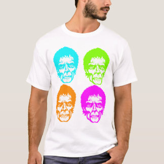 T-shirt tee - shirt d'art de bruit de zombi