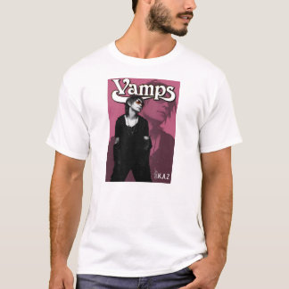 T-shirt Tee - shirt de bande de vamps de guitares de Kaz