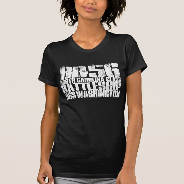 T-shirt Tee - shirt de Battleship Washington (Devant)