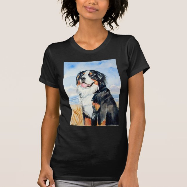 T-shirt Tee - shirt de Bernese Mountain Dog (Devant)