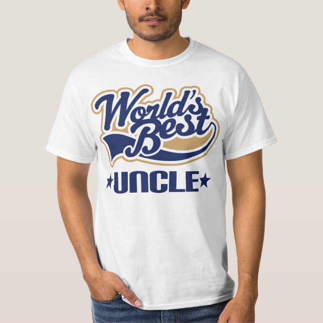 T-shirt Tee - shirt de Best Value d'oncle Gift World's (Devant)