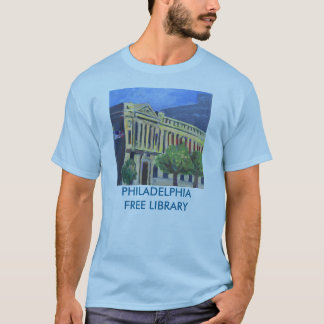 T-shirt Tee - shirt de bibliothèque libre de Philadelphie