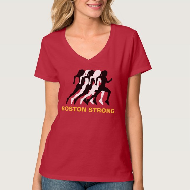 T-shirt Tee - shirt de Boston Strong (Devant)