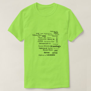 T-shirt Tee - shirt de Cajun Louisiane de paroisse de