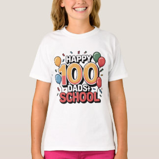 T-shirt Tee-shirt de célébration des 100 jours d'école