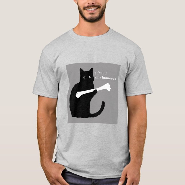 T-shirt Tee - shirt de chat d'humérus (Devant)