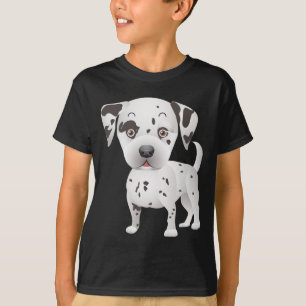 T-shirt Tee - shirt de chiot de Dalmatie