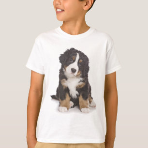 T-shirt Tee - shirt de chiot de montagne d'amour Bernese
