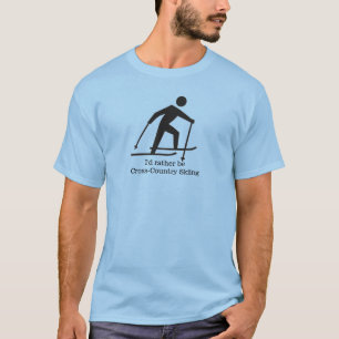 T-shirt Tee - shirt de conception ski de fond