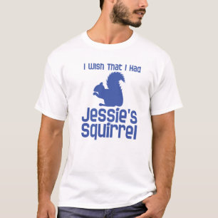T-shirt Tee - shirt de couleur claire de l'écureuil de Je