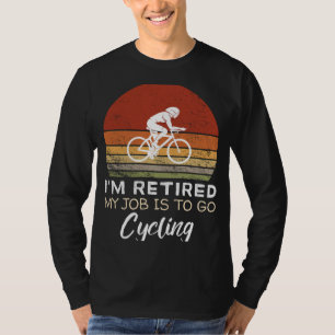 T-shirt Tee-shirt de cycliste à la retraite - Humour à péd