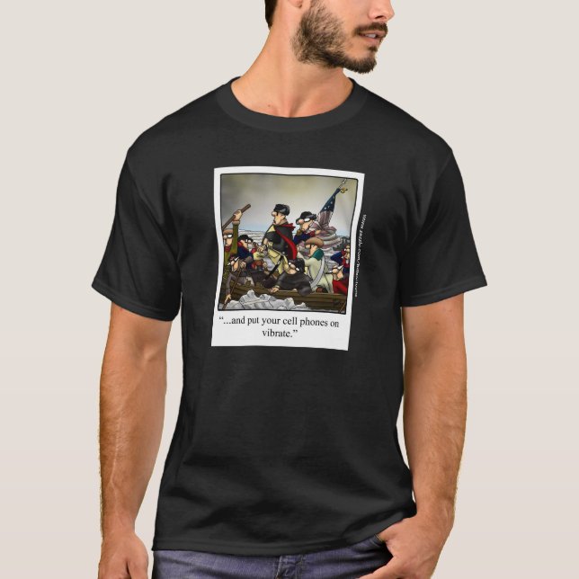 T-shirt Tee - shirt de dessin humoristique patriotique (Devant)