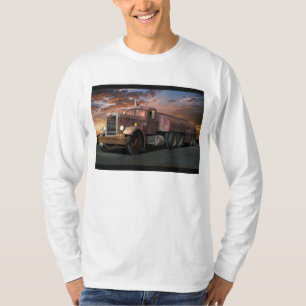 T-shirt Tee - shirt de douille de "camion de duel de