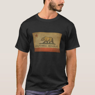T-shirt Tee - shirt de drapeau affligé par République de