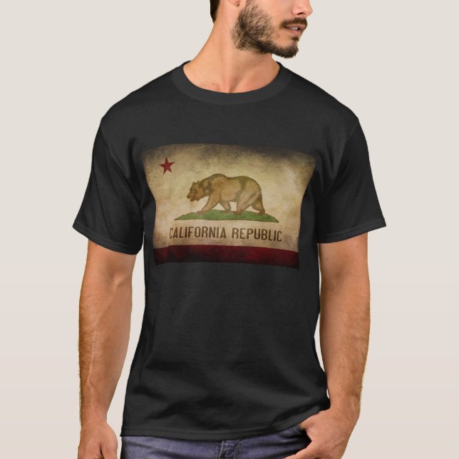 T-shirt Tee - shirt de drapeau d'état de République de la (Devant)