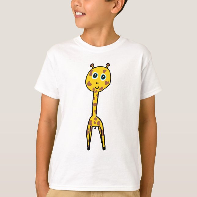 T-shirt Tee - shirt de girafe (Devant)