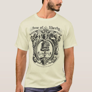 T-shirt Tee - shirt de graphique d'arbre de liberté