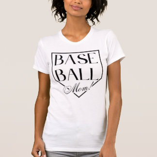 T-shirt Tee-shirt de Jour Personnalisé de Baseball Maman a