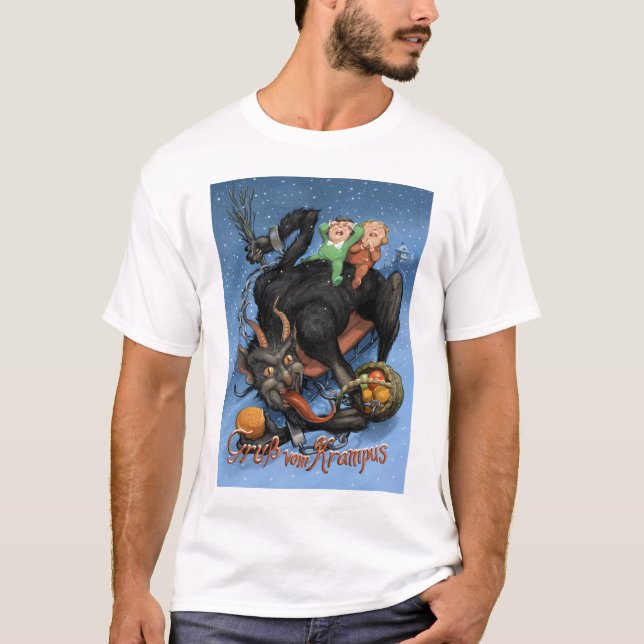 T-shirt Tee - shirt de Krampus (Devant)