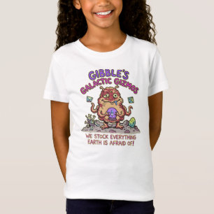 T-Shirt Tee-shirt de la boutique rétro d'aliens de Gibble