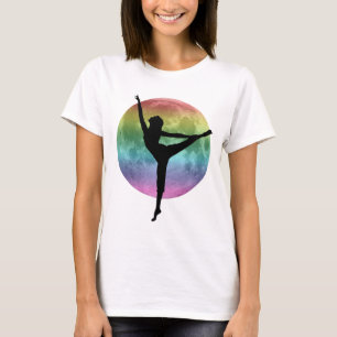 T-shirt Tee - shirt de la danse arc-en-ciel