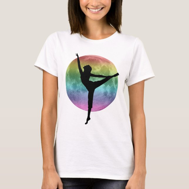 T-shirt Tee - shirt de la danse arc-en-ciel (Devant)