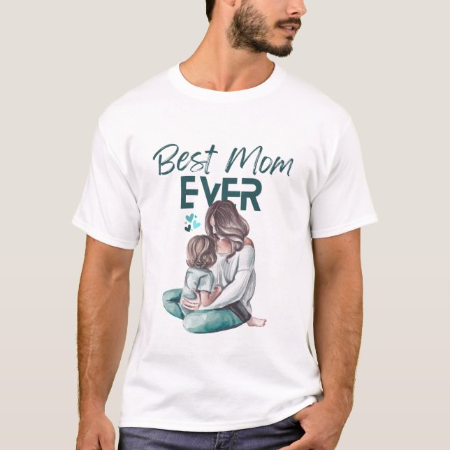 T-shirt Tee-shirt de la Fête des Mères Design pour maman e (Devant)