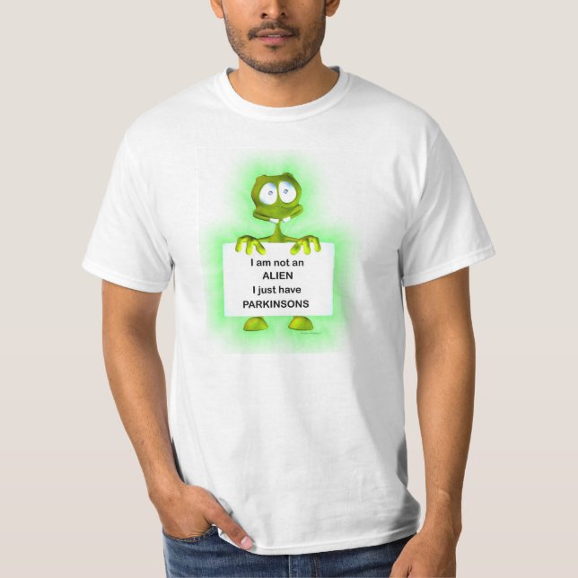 T-shirt Tee - shirt de la maladie de Parkinsons (Devant)