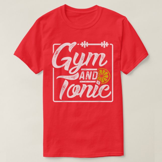 T-shirt Tee - shirt de la remise en forme et tonique (Design devant)