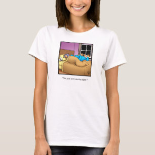 T-shirt Tee - shirt de l'Humour du mari ronfle