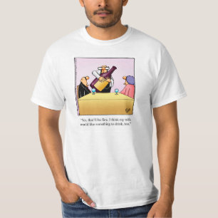 T-shirt Tee - shirt de l'Humour du vin pour lui