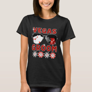 T-shirt Tee-shirt de mariage pour le marié de Las Vegas En