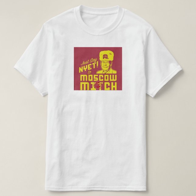 T-shirt tee - shirt de moscou (Design devant)