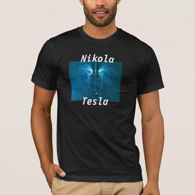 T-shirt Tee - shirt de Nikola Tesla (Devant)
